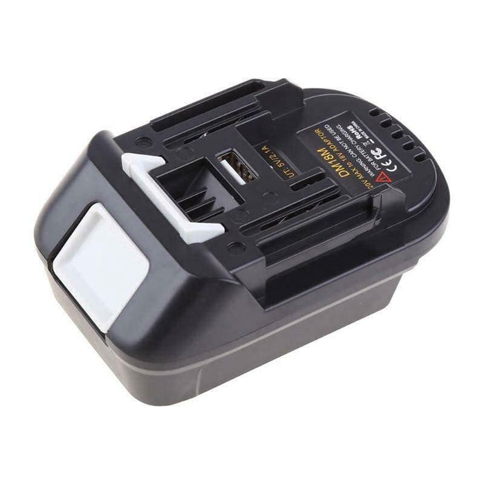 DM18M Battery Adapter for Milwaukee to Makita Battery for