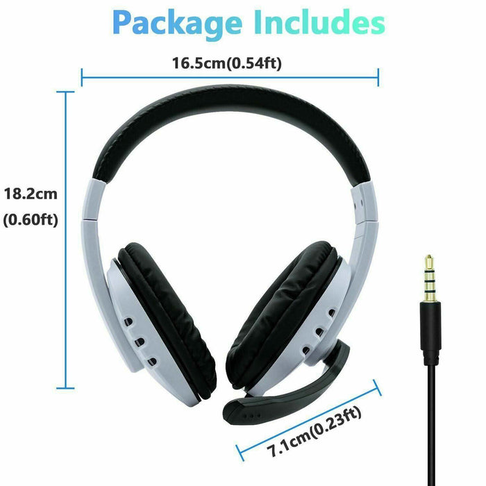 Dobe 3.5mm Gaming Headset MIC Headphones for PS5 PS4 Xbox One Xbox 360 PC - Battery Mate