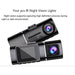 Dual Lens Dash Cam Night Vision, Full HD 1080P Car Recorder Camera 1.5inch LCD - Battery Mate