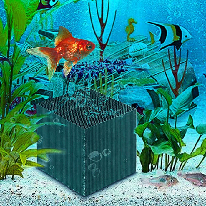 Eco-Aquarium Carbon Filter Fish Tank Water Aquarium Cleaner Purifier Grid Cube - Battery Mate