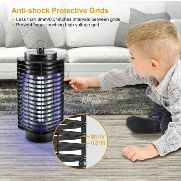 Electric LED Mosquito Killer Lamp Fly Trap Insect Bug Zapper Catcher UV - Battery Mate