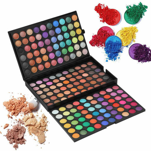 Eye Shadow Palette 180 Colors Natural Matte Shimmer Eyeshadow Mixed Tray Eye Shadow - Battery Mate