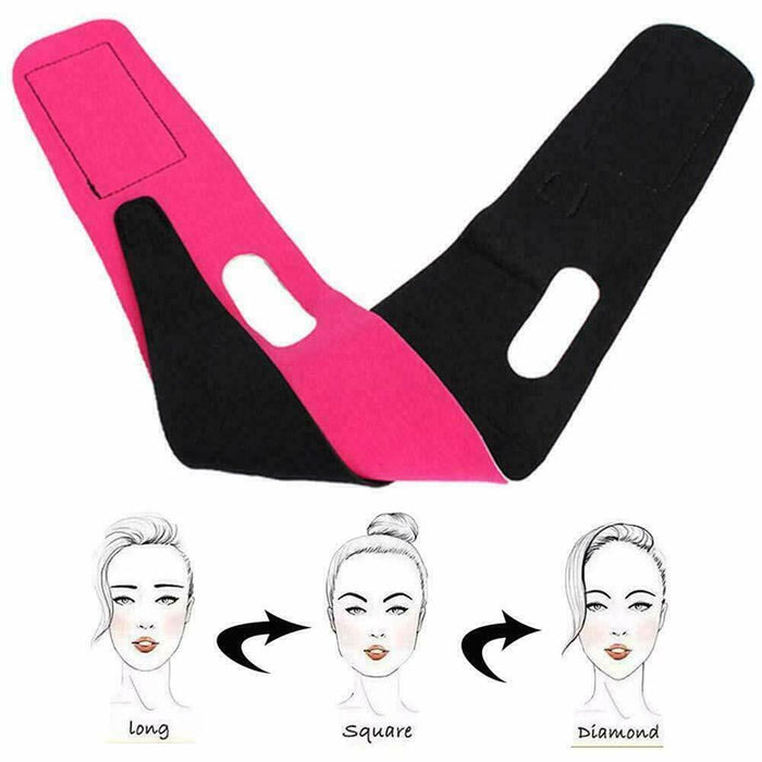 Face V-Line Slimming Strap Up Mask Belt Lift Chin Anti-Aging Cheek - Battery Mate