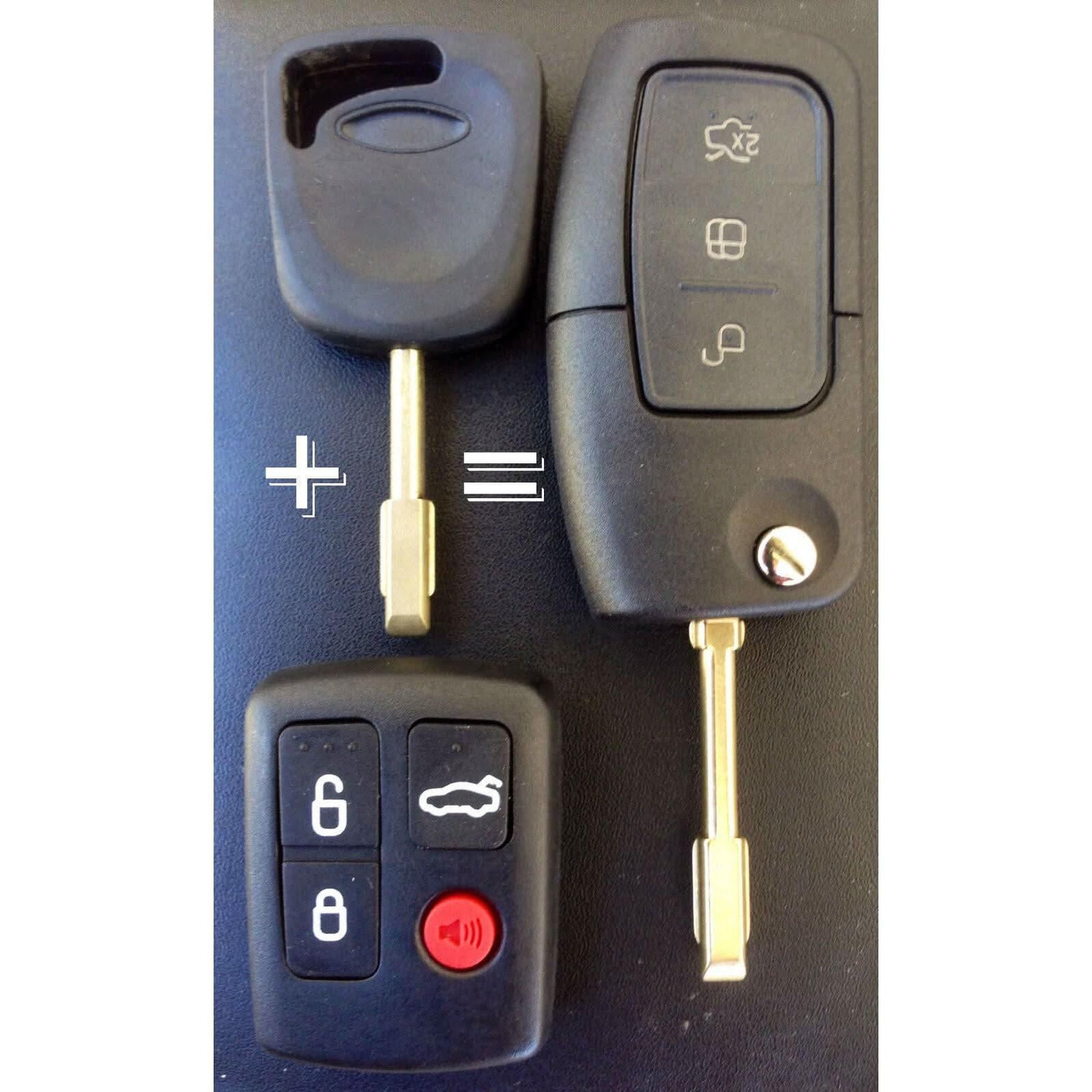 Fo21 - Remote car key suitable for Ford Falcon Transponder BA XR6 SX ...