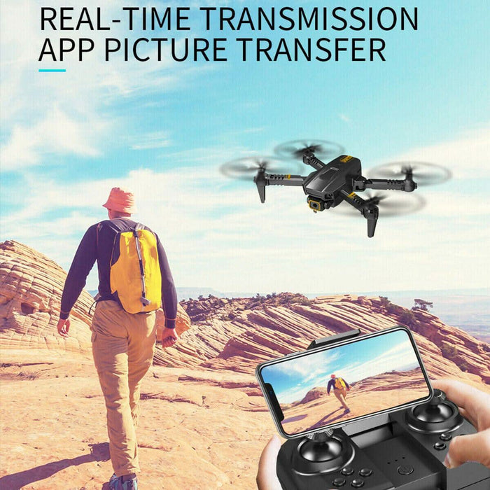 Foldable MIni Drone X Pro 5G WIFI FPV Aerial 4K HD Camera Selfie Quadcopter Gift - Battery Mate