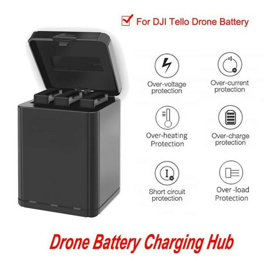 Tavice DJI Tello Compatible Storage Type 3 in 1 Battery
