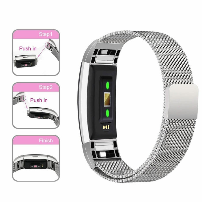 For Fitbit Charge 2 Durable Bracelet Accessories Wrist Band Strap Belt - Battery Mate