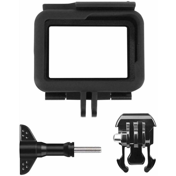 For GoPro Hero 7/6/5 Housing Border Protective Shell Case With Socket & Screw - Battery Mate