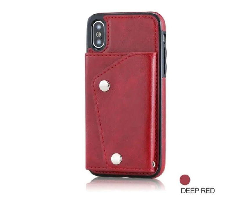 For iPhone 12 Pro Luxury Leather Wallet Shockproof Case Cover - Battery Mate