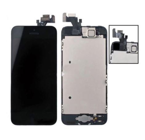 For iPhone 5S LCD Touch Screen Replacement Digitizer Full Assembly - Black - Battery Mate