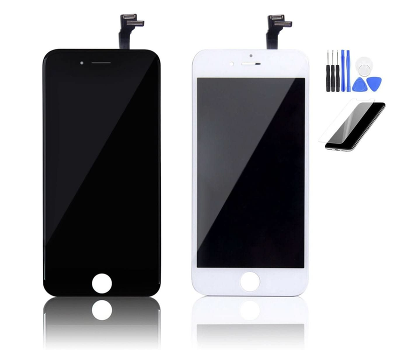 For iPhone 6 LCD Touch Screen Replacement Digitizer Basic Assembly - Black - Battery Mate