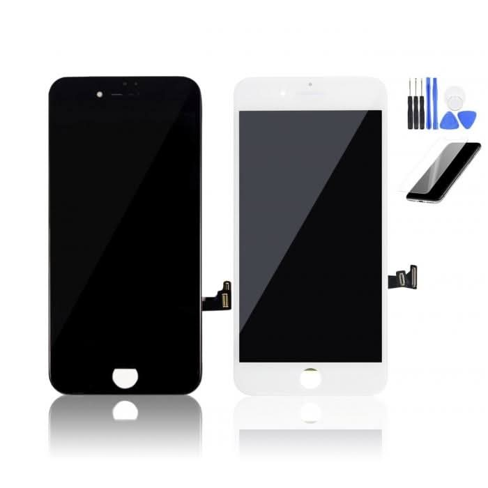 For iPhone 7 LCD Touch Screen Replacement Digitizer Basic Assembly - Black - Battery Mate