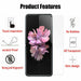 For Samsung Galaxy Z Flip HYDROGEL 3in1 FLEXIBLE Crystal Front Screen Protector - Battery Mate