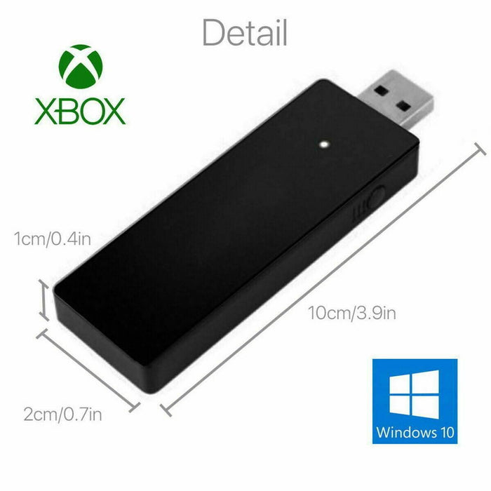 For Wireless Xbox One Controller Adapter Receiver Stick Microsoft Windows PC USB - Battery Mate