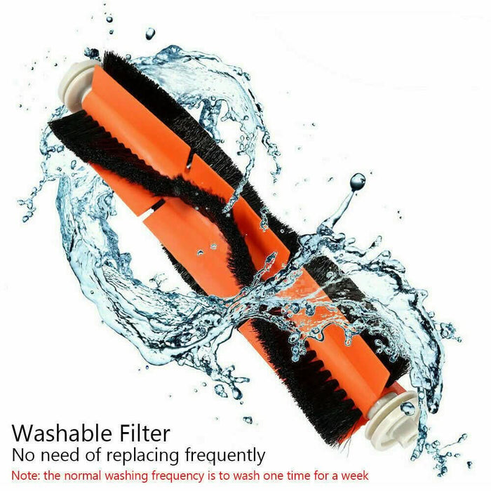 For Xiaomi Mi Roborock Robot S50 S51 Main Brush +2 HEPA Filter+ 2Side Brushes - Battery Mate