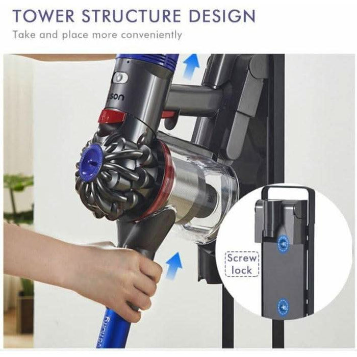 Freestanding Stick Vacuum Cleaner Stand Rack Holder For Dyson V6 V7 V8 V10 V11 V15 - Battery Mate