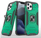 Green Shockproof Ring Case Stand Cover for iPhone XR - Battery Mate