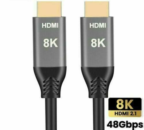 HDMI v2.1 Cable 8K 120Hz UHD With HDR 2M - Battery Mate