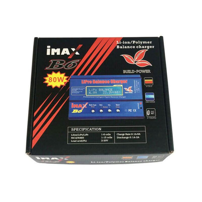 iMax B6AC 80W RC Lipo NiMh Digital Battery Balance Charger Discharger Control - Battery Mate