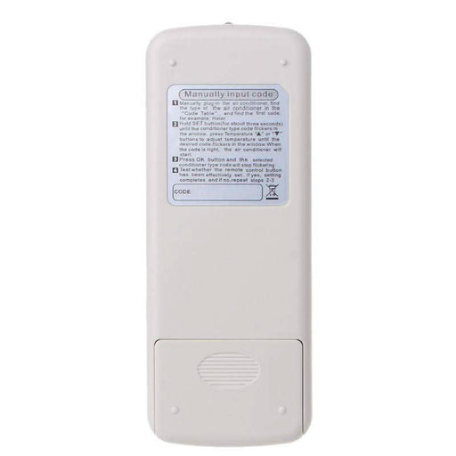 K-100ES Universal Air Conditioner Remote Control for Most Air Conditioning Kit - Battery Mate