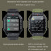 K55 Smart Watch Multifunctional Fitness Tracking Fashion BT Calling Heart Rate Black - Battery Mate
