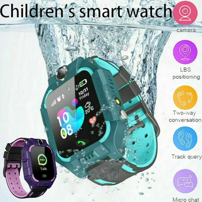 Kids Tracker Smart Watch Phone GSM SIM Alarm Camera SOS Call for Boys Girls Gift - Battery Mate