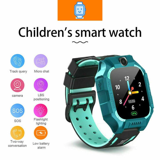 Kids Tracker Smart Watch Phone GSM SIM Alarm Camera SOS Call for Boys Girls Gift - Battery Mate