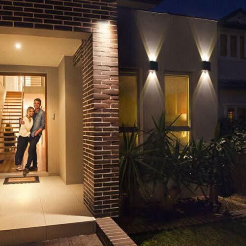 LED Wall Light Waterproof Indoor Outdoor Stair Corridor Lamp Exterior Lights - Battery Mate