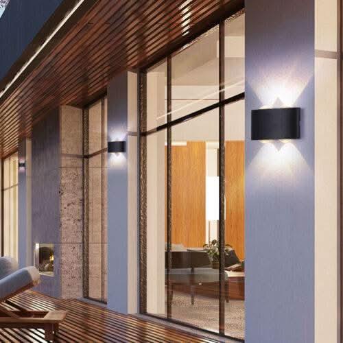 LED Wall Light Waterproof Indoor Outdoor Stair Corridor Lamp Exterior Lights - Battery Mate