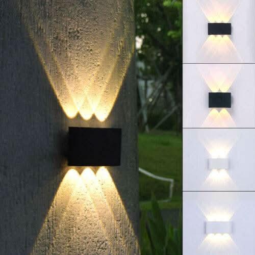 LED Wall Light Waterproof Indoor Outdoor Stair Corridor Lamp Exterior Lights - Battery Mate