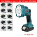 LED Work Flash Light Torch Lamp DML812 For Makita 18V Li-ion Battery charger - Battery Mate