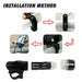 Light Head Tail Lights LED Lamp White Beam Safety Alarm Set Bicycle Cycle Bike - Battery Mate