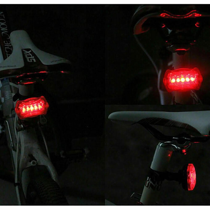 Bikemate Rear Light Bicycle LED Headlight & Rear Light Set – Waterproof, Multi-Mode, Quick ...