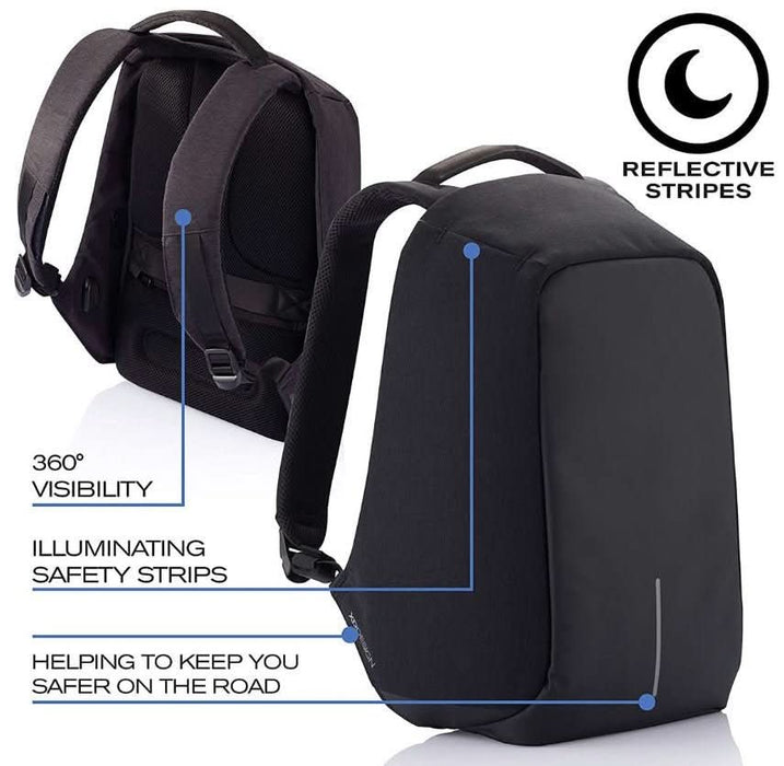 Lightweight Anti-Theft Waterproof Backpack with USB Port - Battery Mate