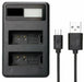 LP-E10 Compatible Battery + LCD Charger For Canon EOS 1500D 1300D 1100D Kiss X50 - Battery Mate