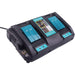 Makita 18V DC18RD Compatible Rapid Charger | Dual Port Lithium-Ion Battery Charger - Battery Mate