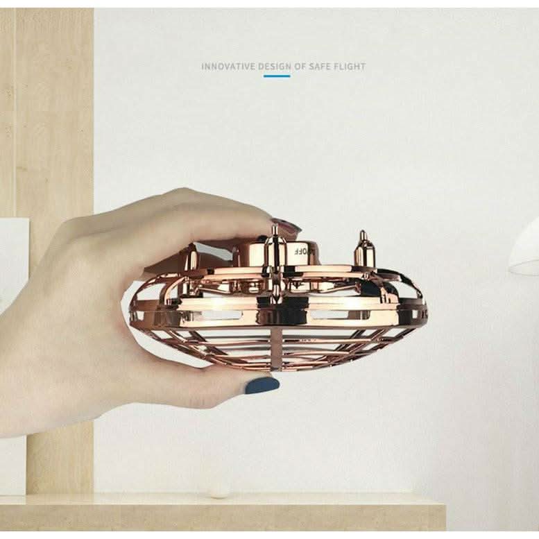 Mini Drone Quad Induction UFO Flying Toy Hand-Controlled RC Kids ...