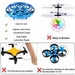 Mini Drone Quad Induction UFO Flying Toy Hand-Controlled RC Kids - Battery Mate