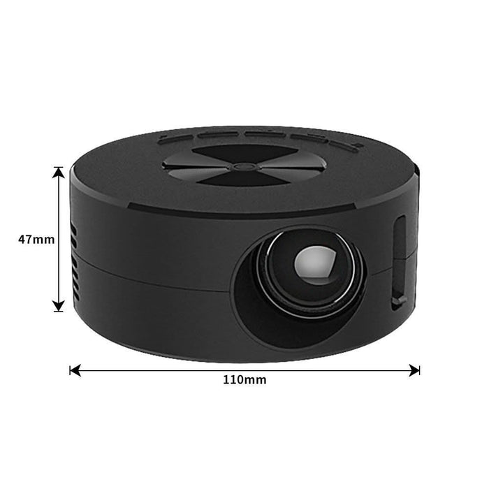 Mini Mobile Projector LED HD Home Cinema Portable LCD Projector VH - Battery Mate