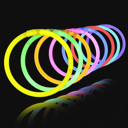 Mixed Colour Glow Sticks Bracelets Party Glow In the Dark Glowsticks - Battery Mate