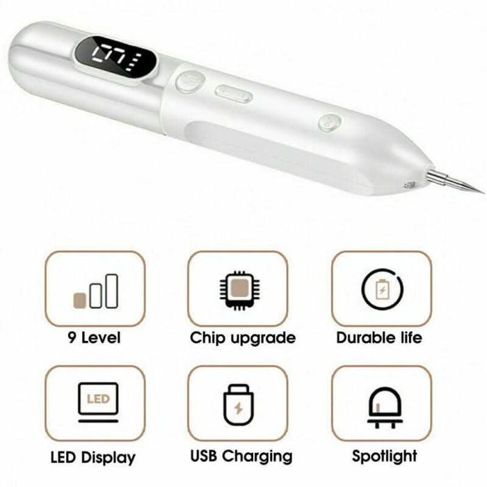 Mole Removal Pen Portable Skin Tag Repair Kit Face Care Skin Removal Freckle Wart dark Spot Remover - Battery Mate