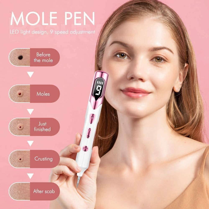 Mole Removal Pen Portable Skin Tag Repair Kit Face Care Skin Removal Freckle Wart dark Spot Remover - Battery Mate