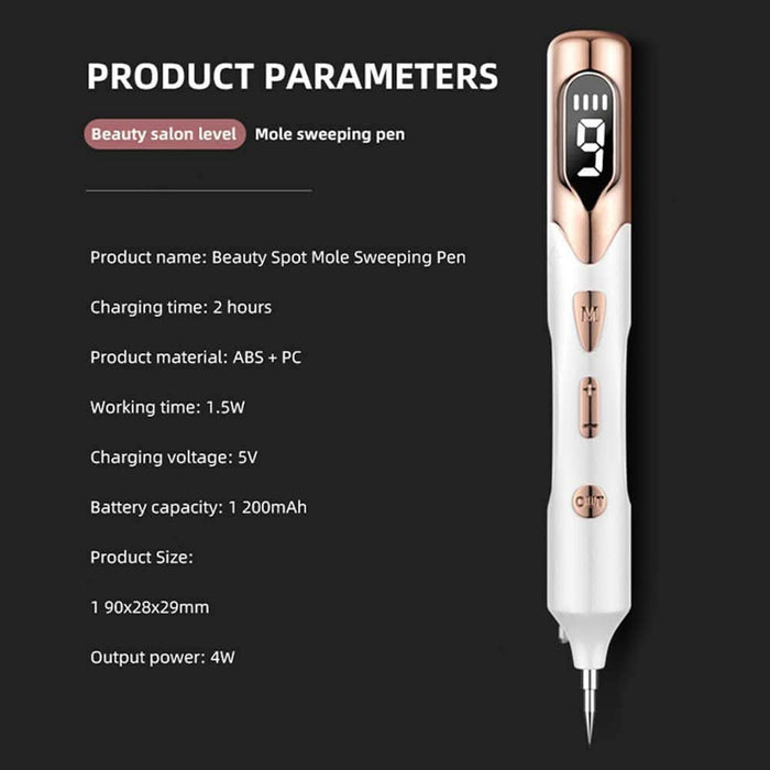 Mole Removal Pen Portable Skin Tag Repair Kit Face Care Skin Removal Freckle Wart dark Spot Remover - Battery Mate