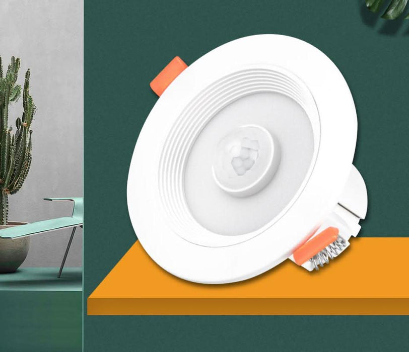 Motion Sensor LED Downlights Recessed 10W 85-265V LED Auto Lamp Smart LED Downlight Corridor Indoor Lighting - Battery Mate