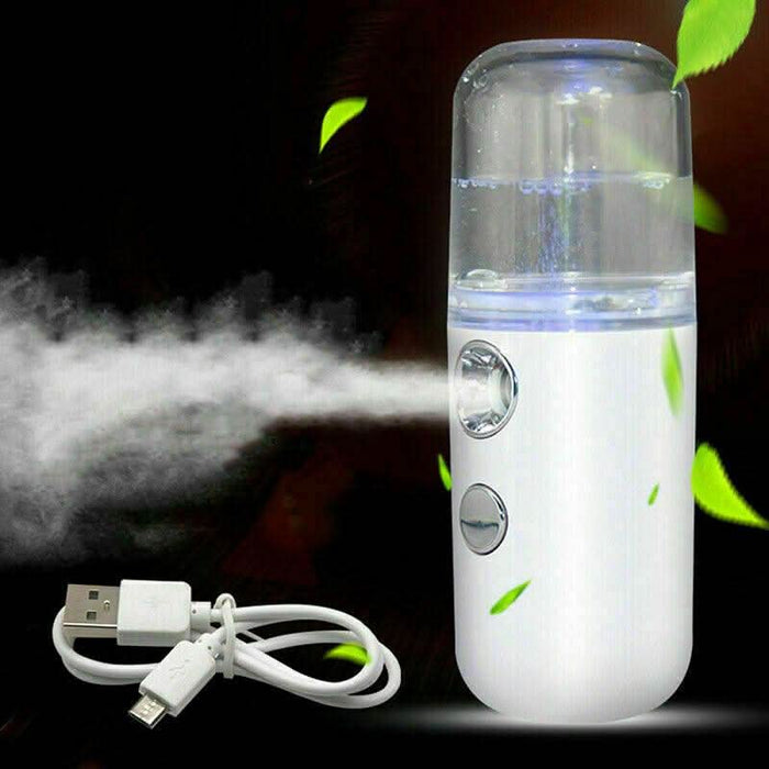 Nano Facial for Mister Mist Spray Atomization Face Moisturizing Steamer Office - Battery Mate