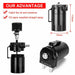 Oil Catch Can Breather Universal Baffled Diesel Reservoir Tank Petrol Filter Kit - Battery Mate