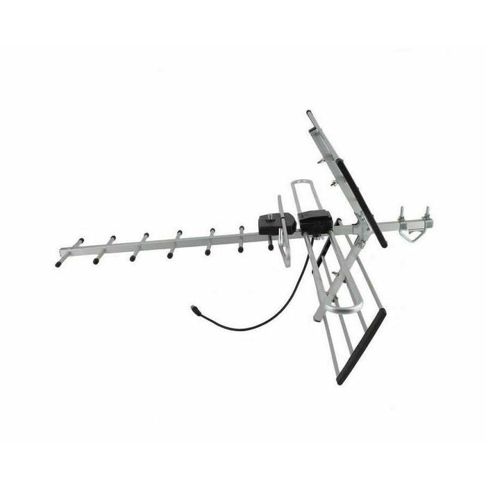 Outdoor Digital TV Antenna Aerial UHF VHF FM AUSTRALIAN Signal Amplifier Booster - Battery Mate