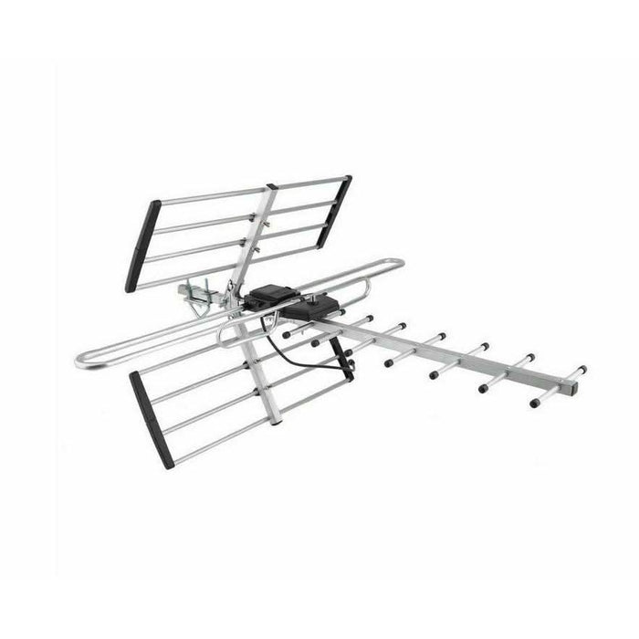 Outdoor Digital TV Antenna Aerial UHF VHF FM AUSTRALIAN Signal Amplifier Booster - Battery Mate