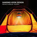 Portable Camping Fan LED Light Rechargeable Outdoor Tent Lantern w/ Hook Remote - Battery Mate