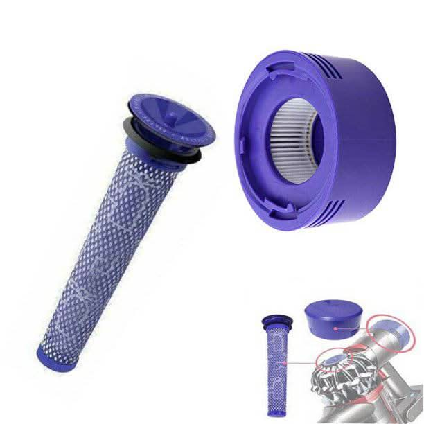 Pre Post Filter For Dyson V6 V7 V8 Animal Cordless Vacuum Cleaner - Battery Mate